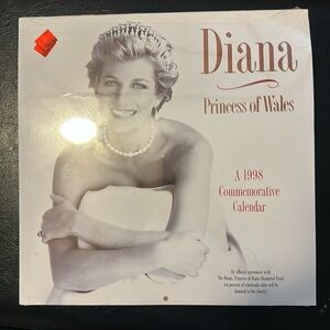 Princess Diana 1998 calendar, never opened;sealed, collectors item.
